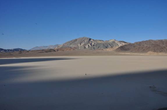 Leito seco de antigo lago na parte norte do Death Valley National Park, na Califórnia - EUA